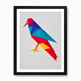 Dove Origami Bird Art Print