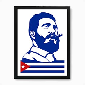 Fidel Castro, Presidente, Cuba, Havana Art Print