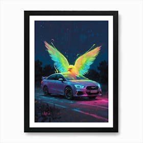 'Flying Bird' Art Print