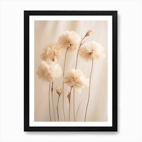 Boho Dried Flowers Carnation 8 Art Print