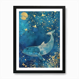 Whale In The Sky 8 Art Print