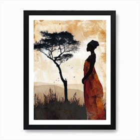 Africa'S Boho Art; The Forest Fantasy Art Print