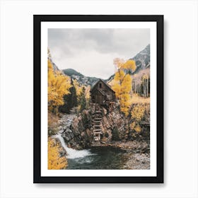 Water Wheel Home Art Print