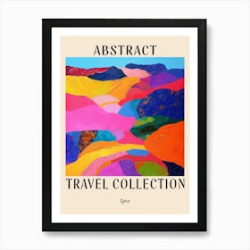 Abstract Travel Collection Poster Syria 1 Art Print