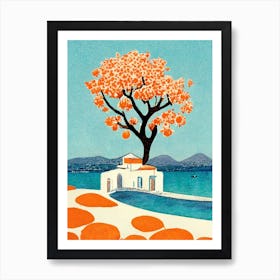 Autumn Greece Art Print