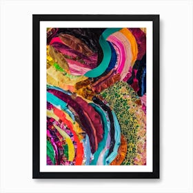 Lobophyllia Vibrant Painting Art Print