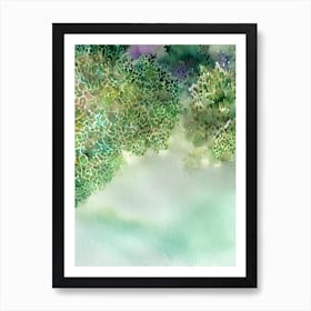 Acropora Clathrata Storybook Watercolour Art Print