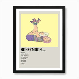 Xianyub Honey Moon Beach Bunny Canvas Poster 2 Art Print