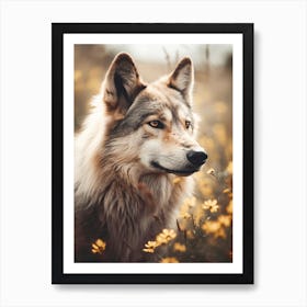 Wolf Hound Art Print
