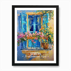 Mediterranean Views Athens 3 Art Print