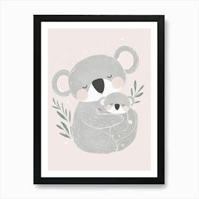 Koala Bear, Nursery Wall Art for Kids Art Print