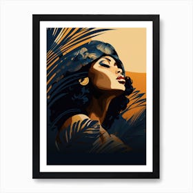 Afro-American Woman 22 Art Print