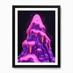 Purple Mountain Art Print