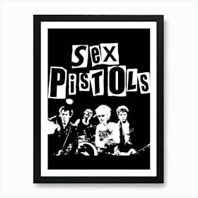 Sex Pistols band music 4 Art Print