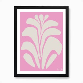 Pink abstract Art Print