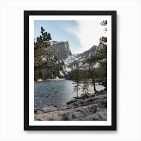 Forested Lake Views Art Print