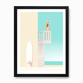 Salt & Surf   Oceanbeach Rd Art Print