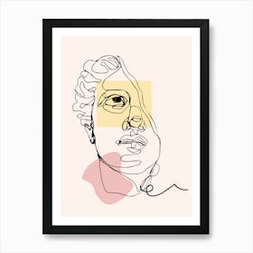 Portrait Of A Woman 7 Art Print