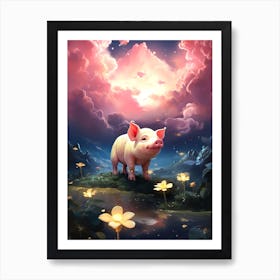Pig In The Sky 1 Art Print