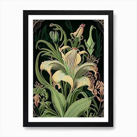 Lily Floral 3 Botanical Vintage Poster Flower Art Print