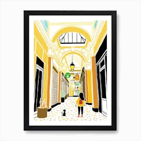 Paris Passage Art Print