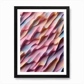 Abstract Paper Texture Art Print