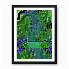 Pixel Art 4 Art Print