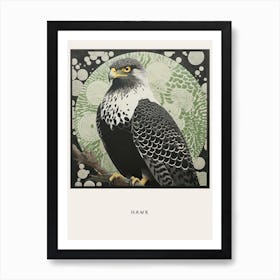 Ohara Koson Inspired Bird Painting Hawk 2 Poster Art Print