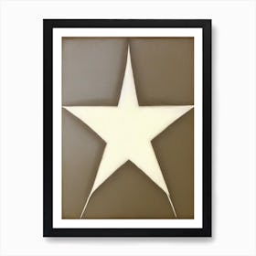 Star Symbol Abstract Painting Art Print
