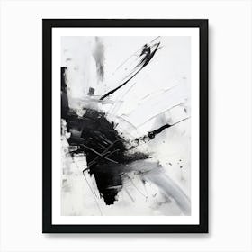 Timeless Reverie Abstract Black And White 11 Art Print