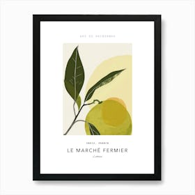Limes Le Marche Fermier Poster 4 Art Print