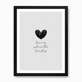 Home Is Where The Heart Is Art Print