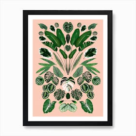 Leaf Caleidoscope Art Print