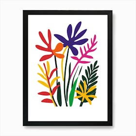 Tropical Flowers 2 Art Print