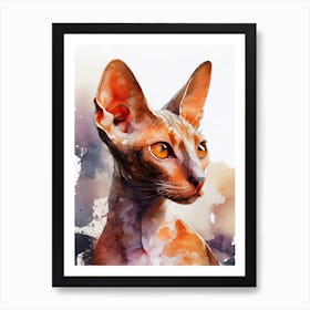 Sphynx Cat animal 1 Art Print