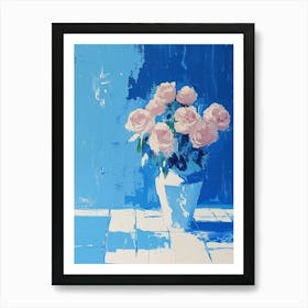 Roses In A Vase 3 Art Print