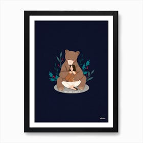 Bear Hug, You Are Loved Art Print