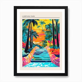 Lumphini Park Bangkok Thailand Art Print