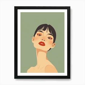 Asian Girl 27 Art Print