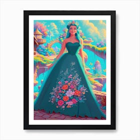 Fairytale Princess 1 Art Print