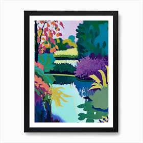 Chicago Botanic Garden, Usa Abstract Still Life Art Print