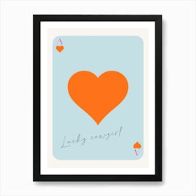 Lucky Card 1 Art Print