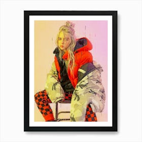 Billie Eilish Singer Art Print