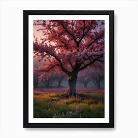 Cherry Blossom Tree 2 Art Print