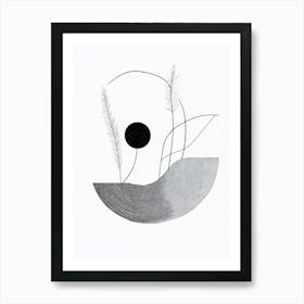 Black And White Drawing 1 Art Print