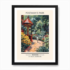 Postman S Park London Parks Garden 2 Art Print