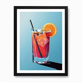 Time-tested Mid Century Cocktail Voyages Art Print