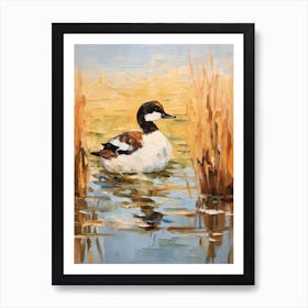 Bird Painting Bufflehead 3 Art Print