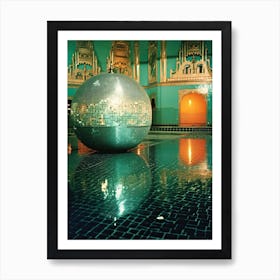 Fantasy Room And A Disco Ball 1 Art Print