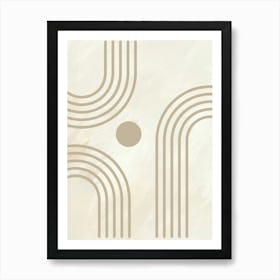 Arches Rainbow Neutral Art Print